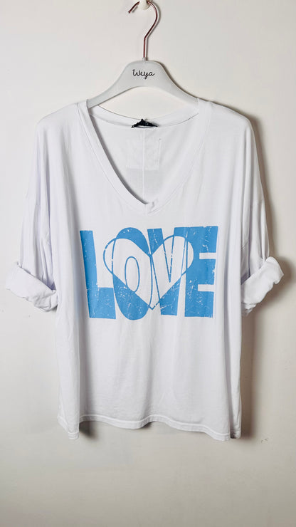 Camiseta love +3 colores