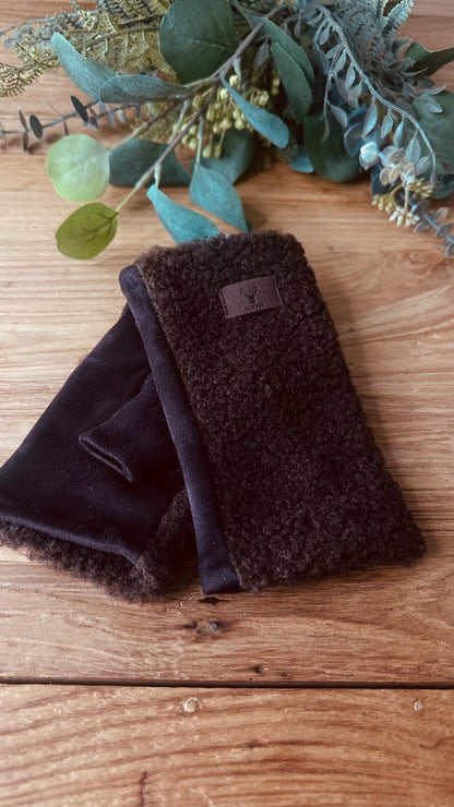 Mitones de borrego +3color