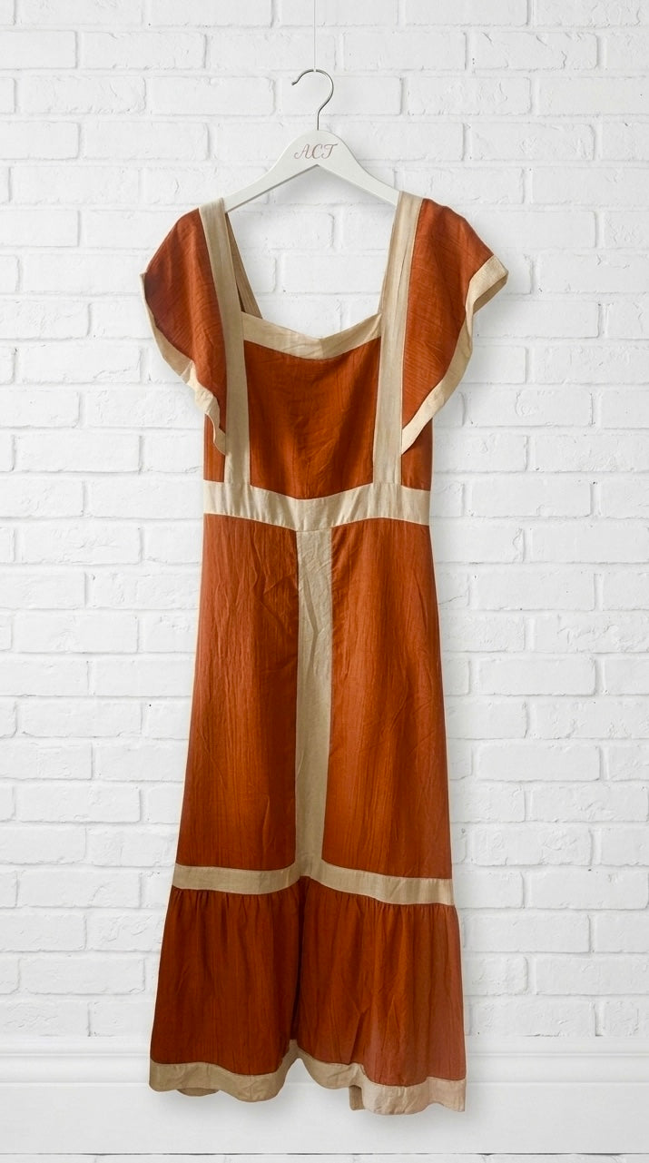 Vestido bicolor