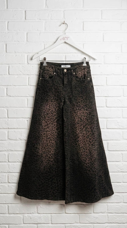 Jeans Marrón leopard