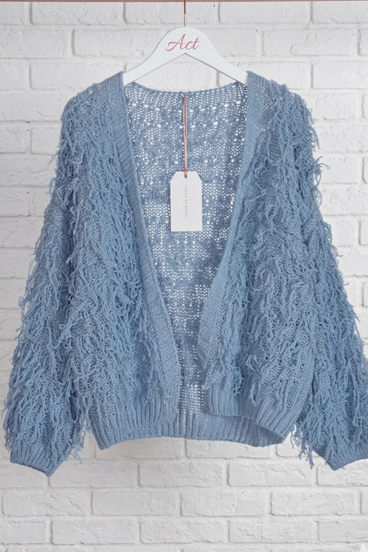 Cárdigan deshilachado +3color