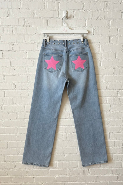 Pantalón denim estrella