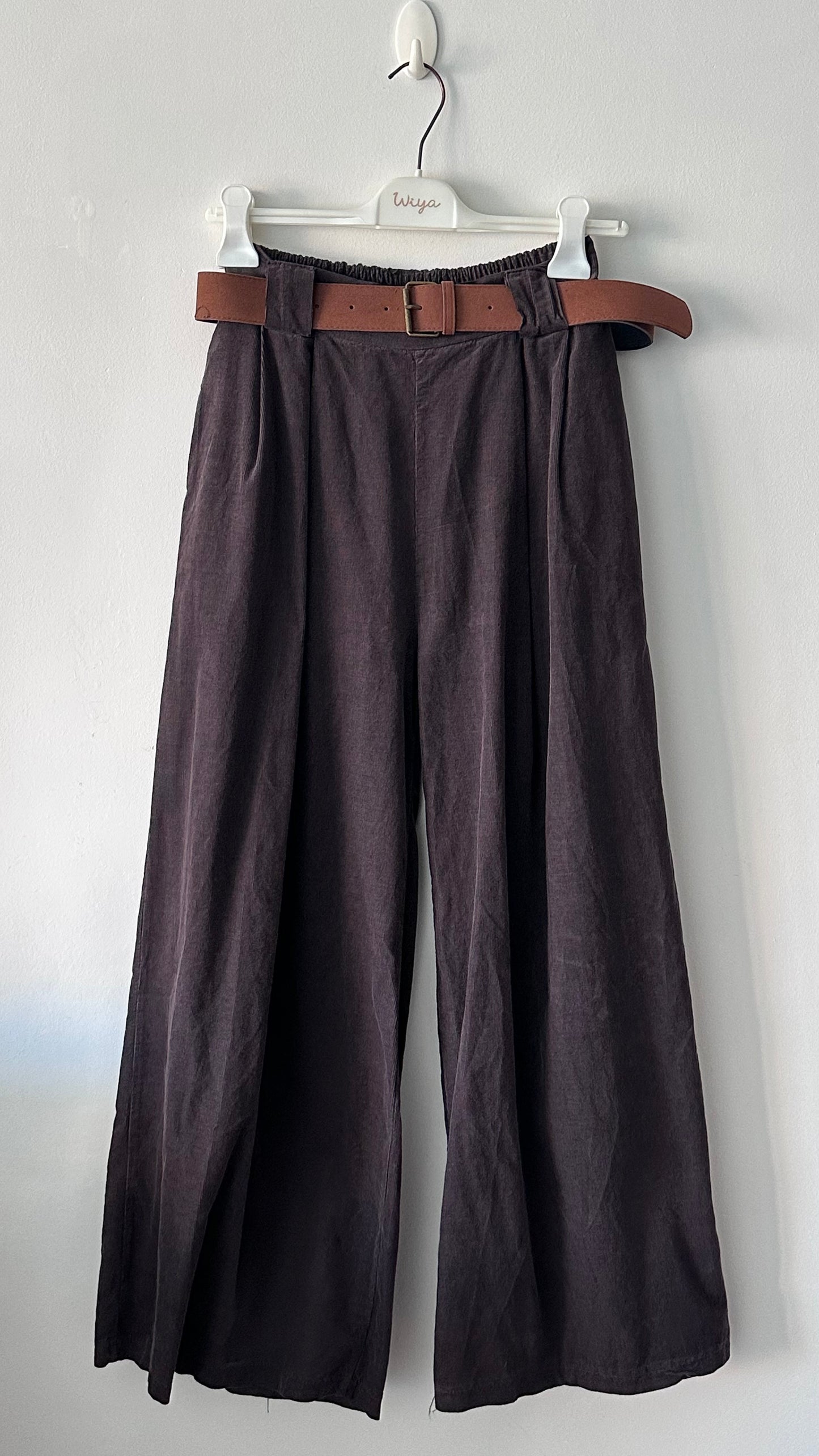 Micro corduroy palazzo pants +4 color