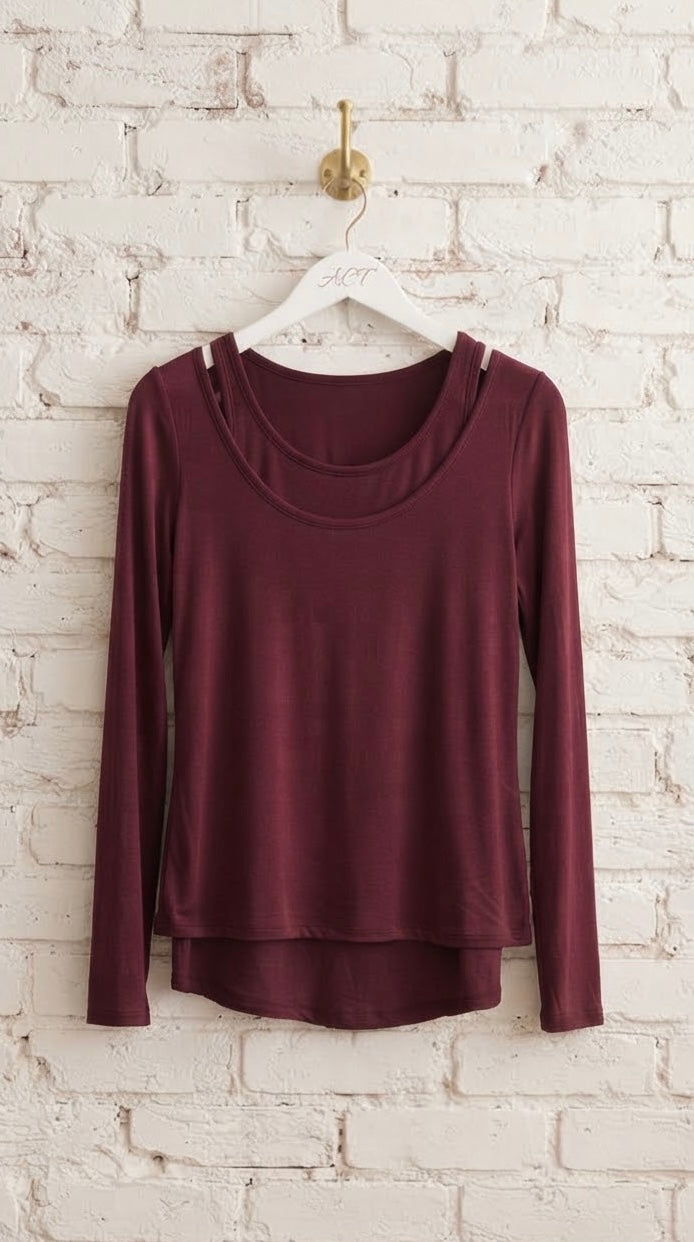 Camiseta Doble Basic +4 colores