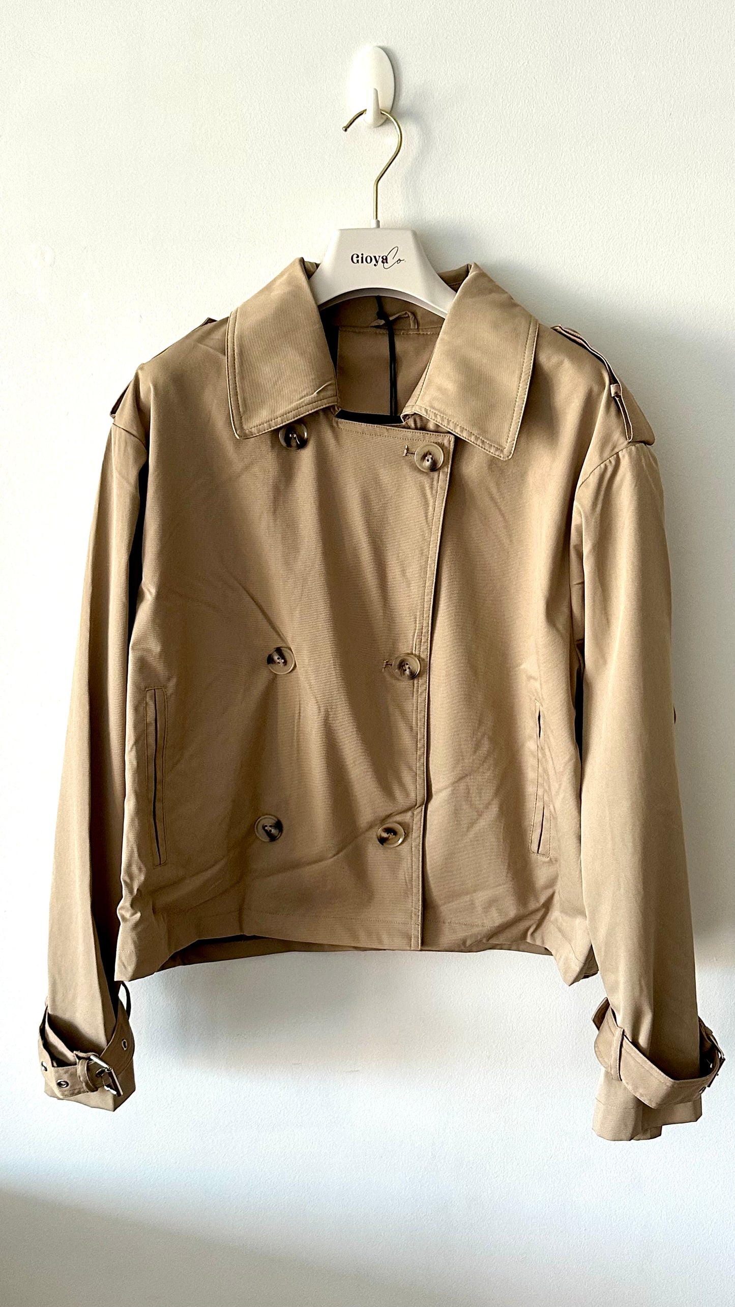 Crop top trench coat