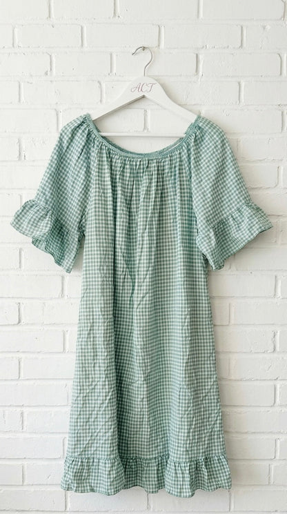 Vestido volantes vichy +7 colores