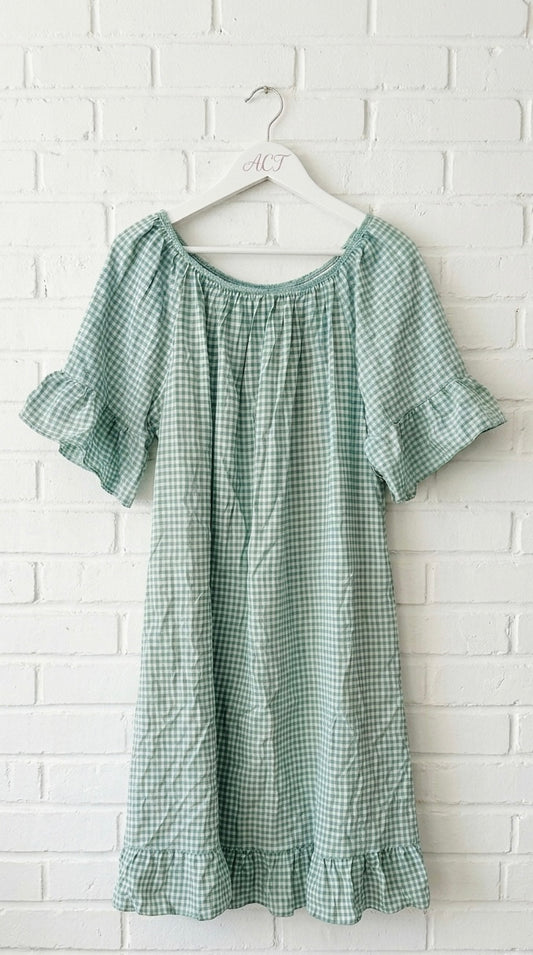 Vestido volantes vichy +7 colores