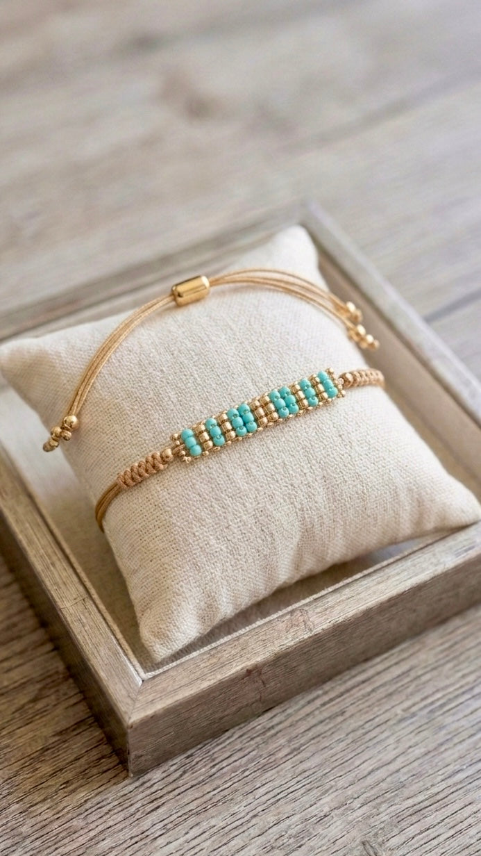 Pulseras mediterránea turquesa +15 modelos