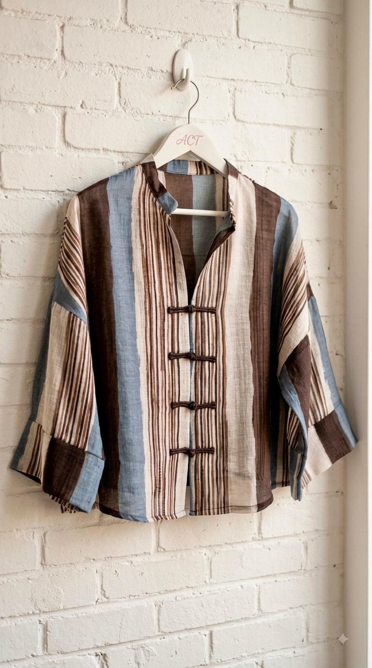 Blusa Oriental Rayas