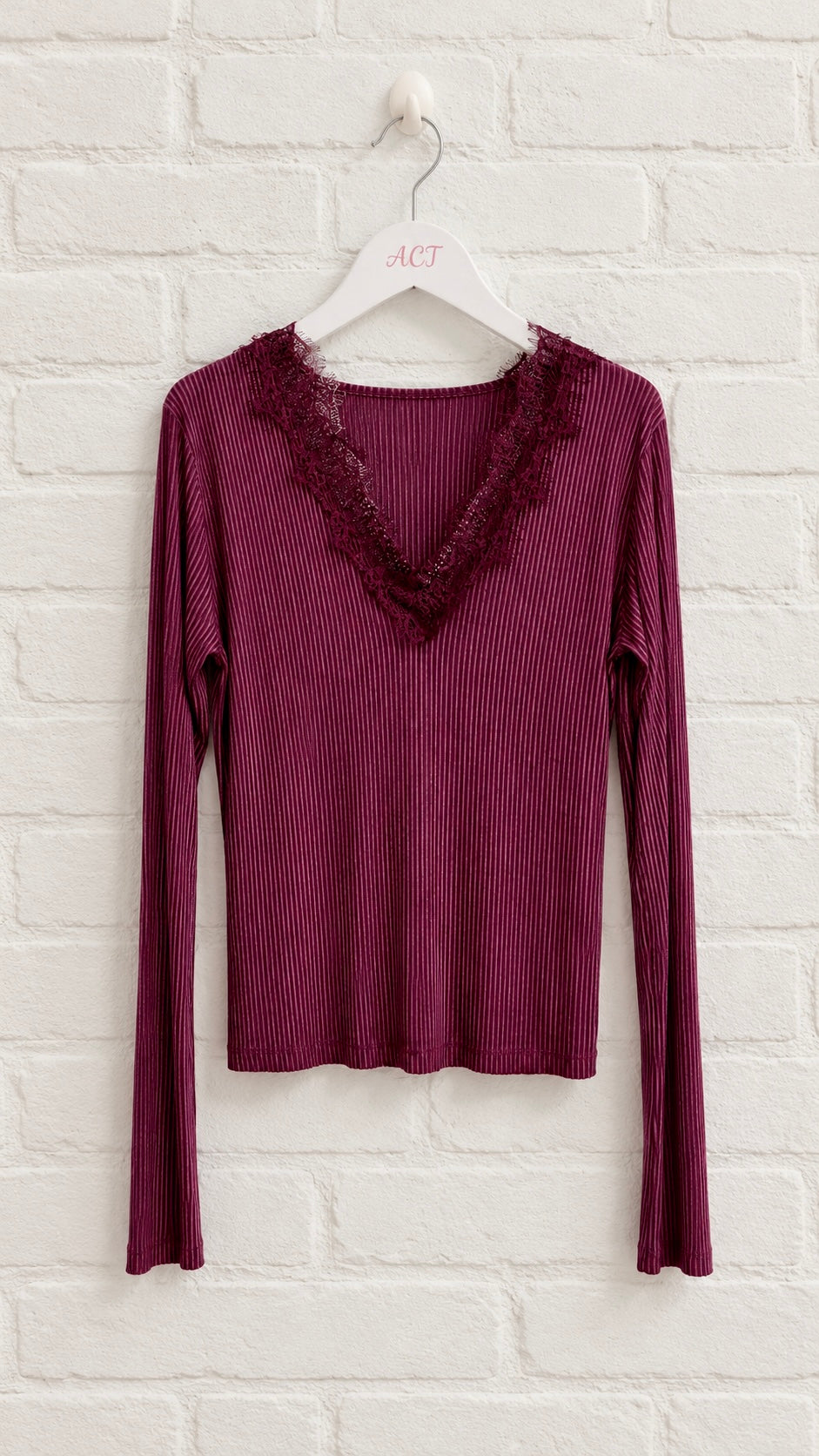 Camiseta Rib Lencera