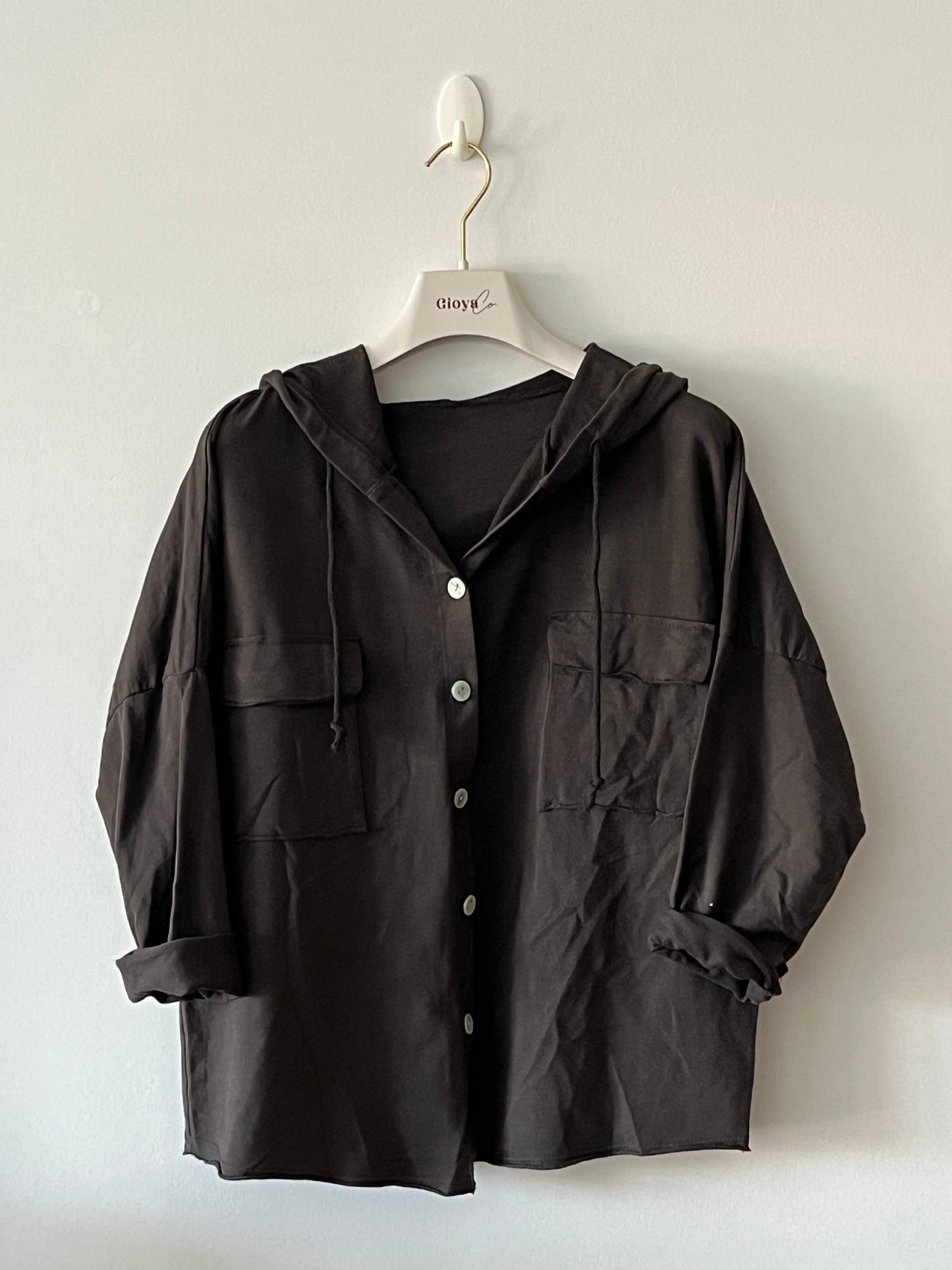 Button-down sweatshirt +6 colors