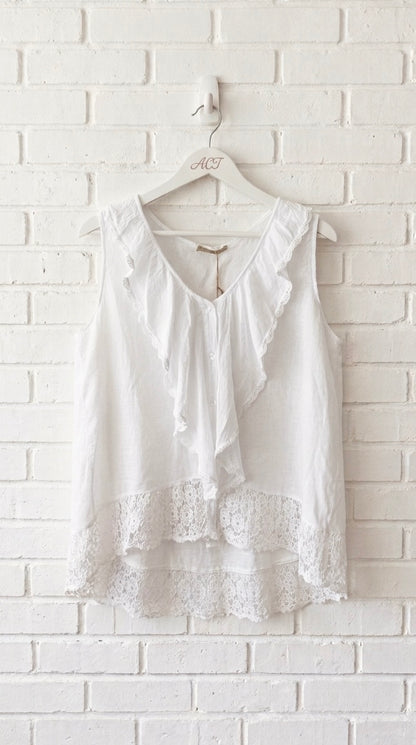 Blusa valentina con volantes +1 color