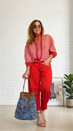 Chaqueta Bomber vichy +2 colores