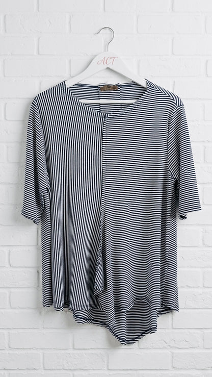 Camiseta oversize rayas +1 color
