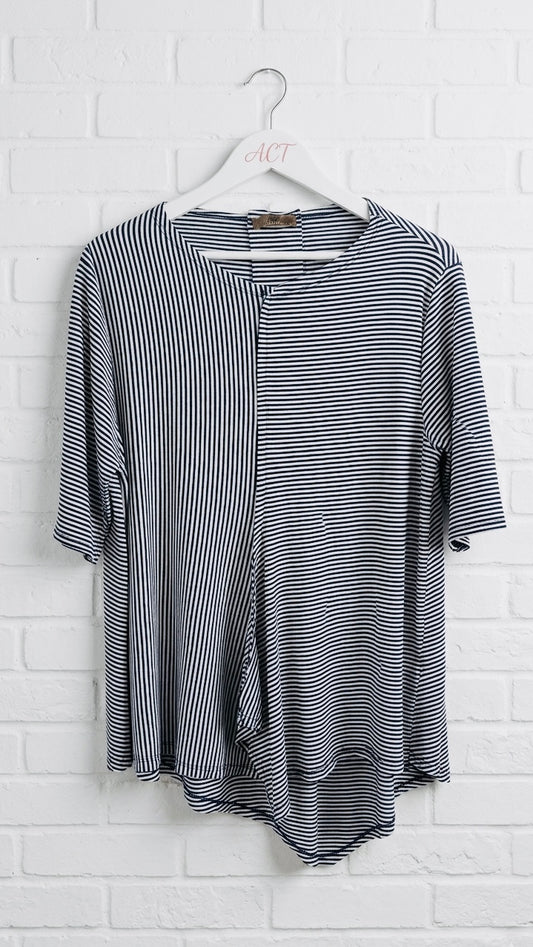 Camiseta oversize rayas +1 color