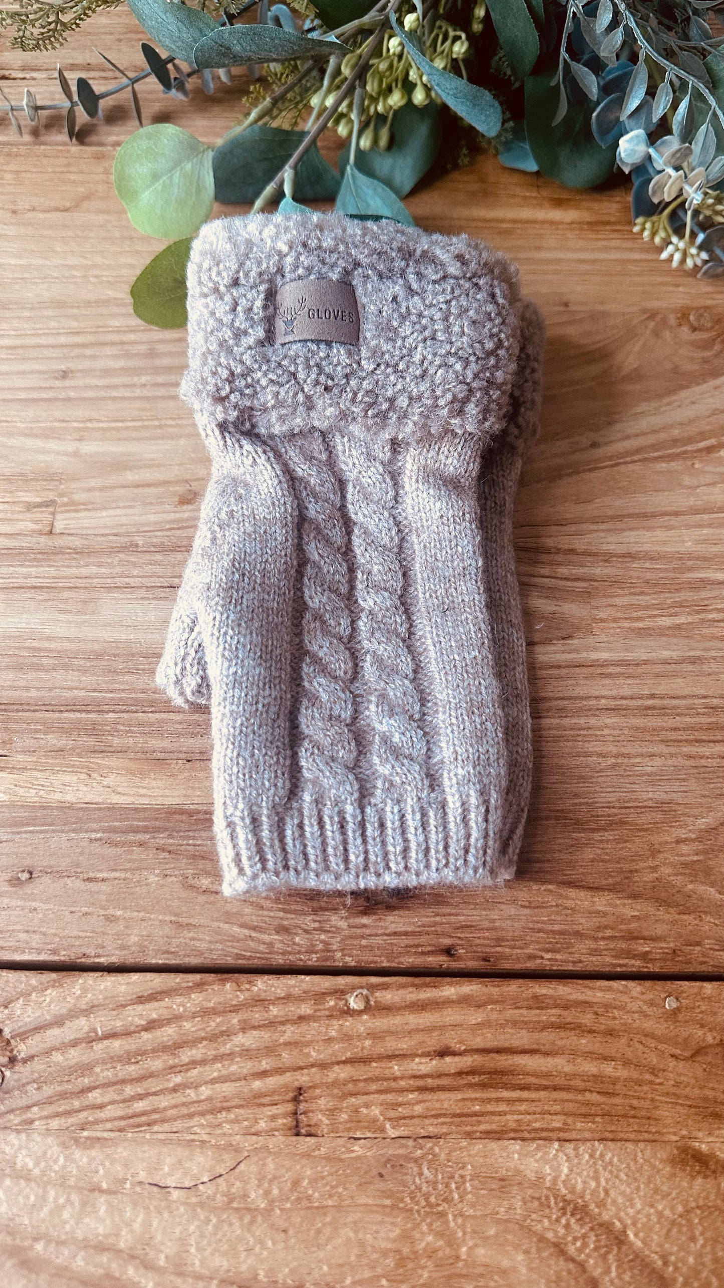 Mitones trenza +4colores