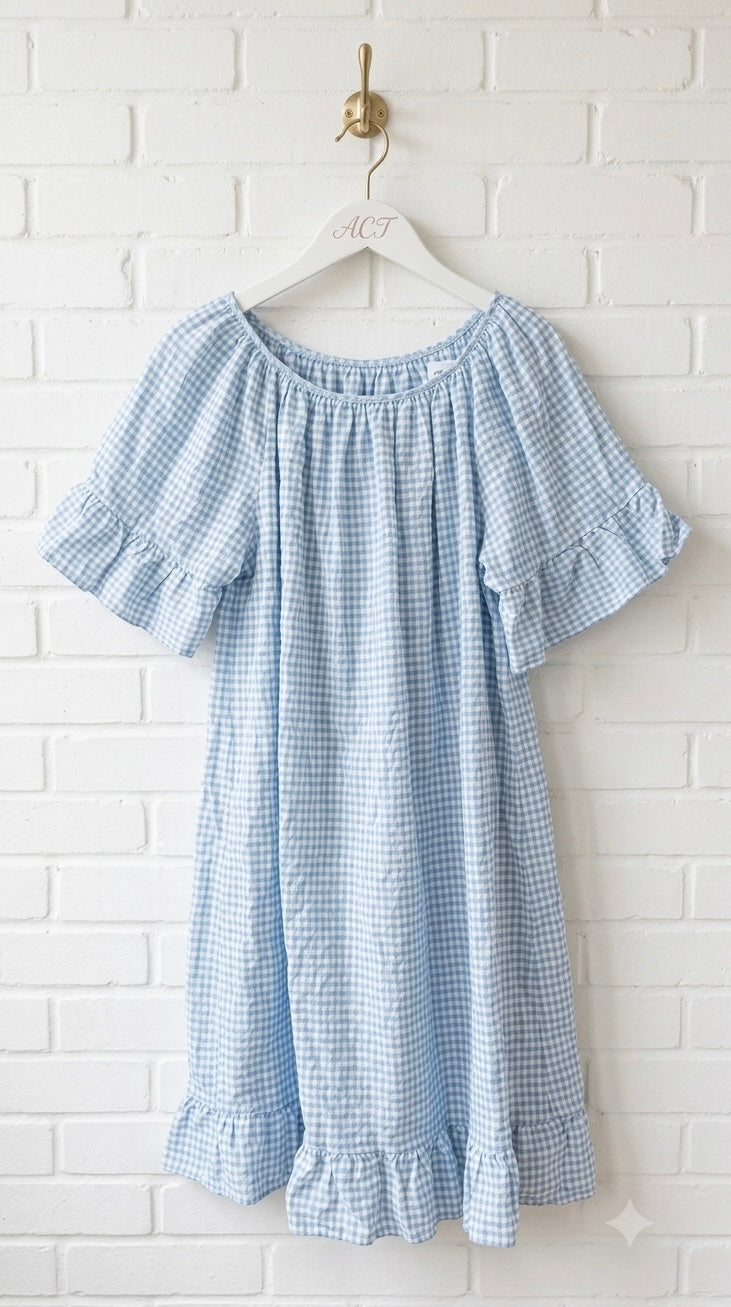 Vestido volantes vichy +7 colores