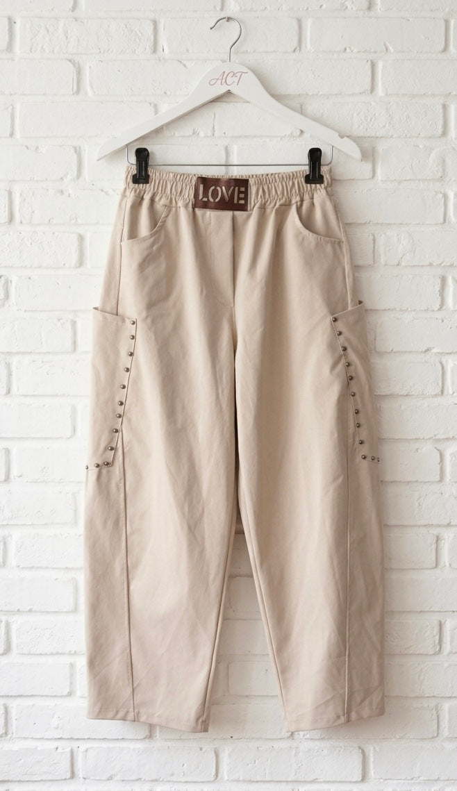 Pantalón Love cargo +2 colores