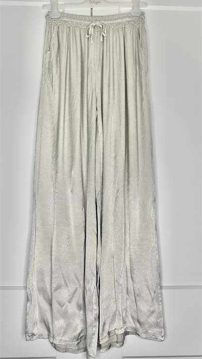 Pantalón raso palazzo