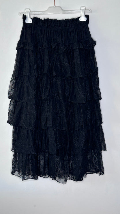 Falda de volantes de encaje +3 colores