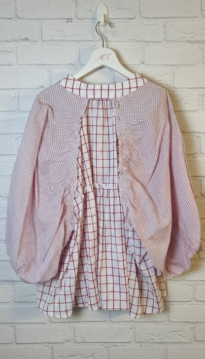 Blusa mix cuadros +1 color