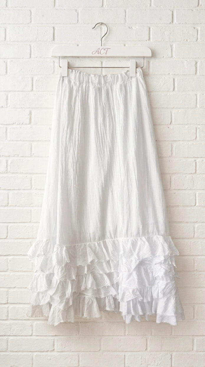 Falda Maxi volantes +1 color