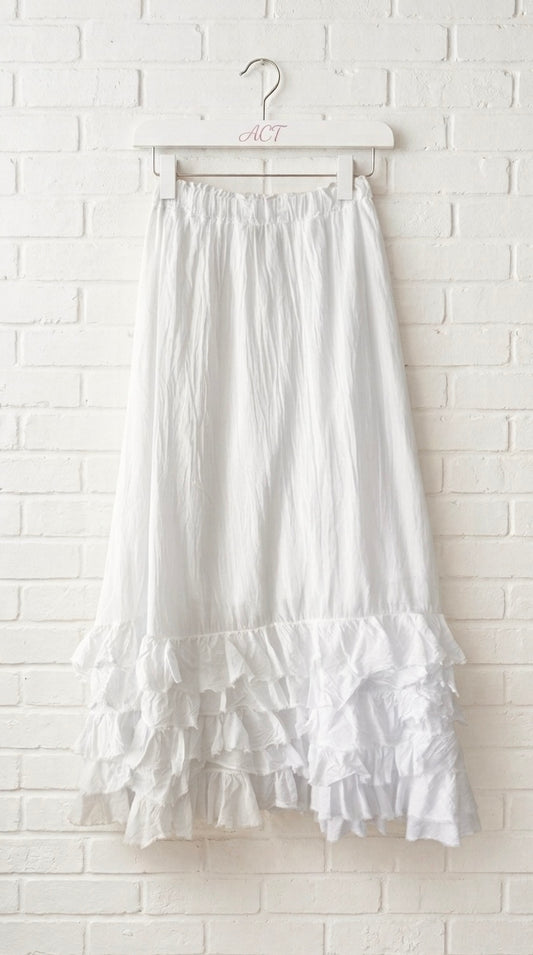 Falda Maxi volantes +1 color