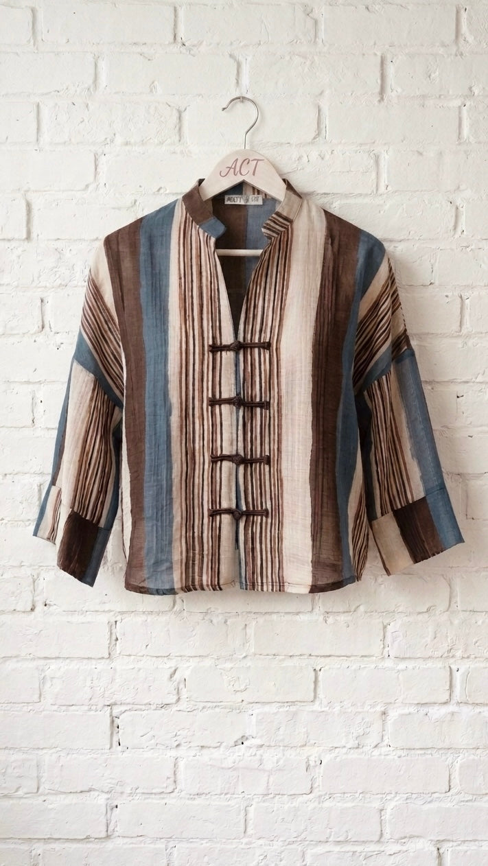 Blusa Oriental Rayas