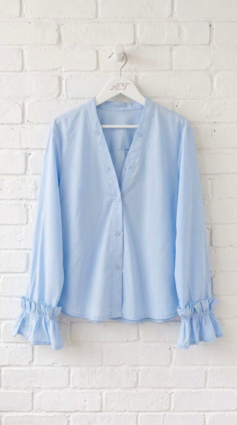 Camisa Cuello Desmontable Chorreras