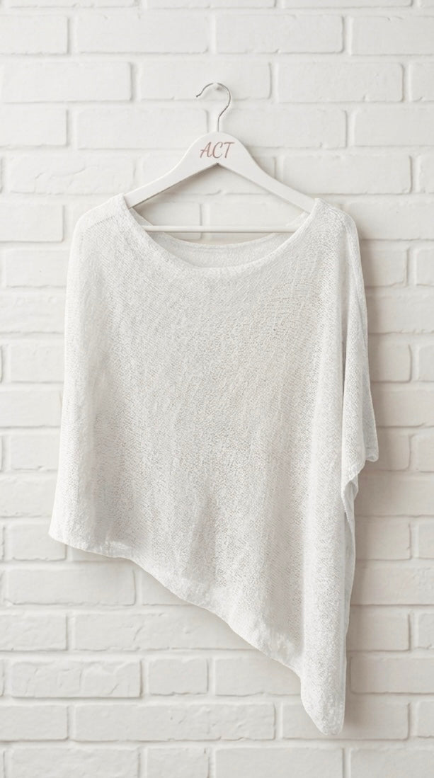 Jersey poncho calado +6 colores