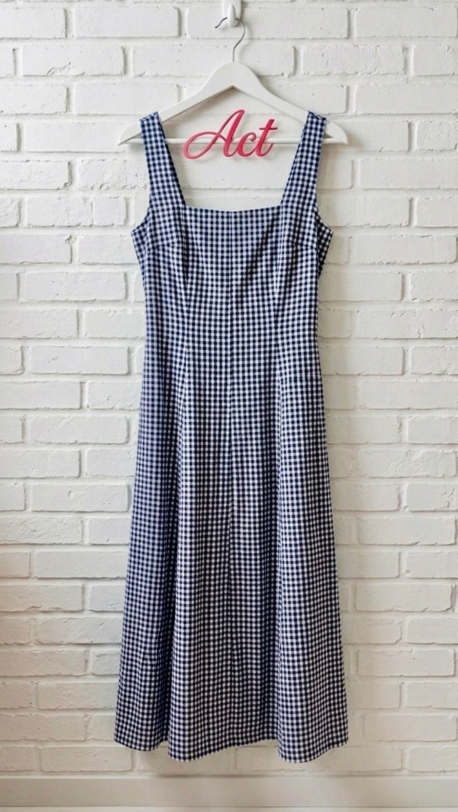 Vestido midi vichy +3 colores