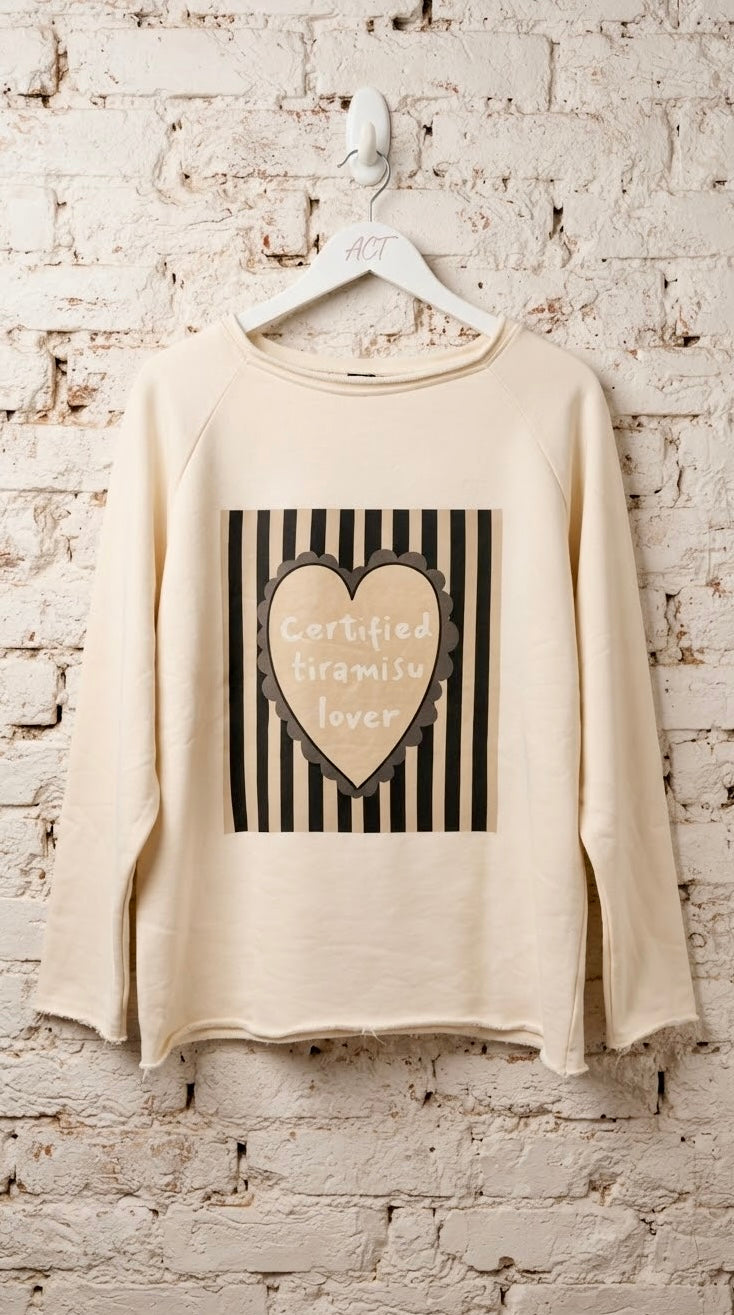 Sudadera Corazón Rayas +2 colores