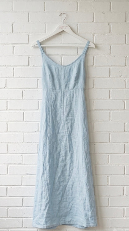 Vestido de lino oasis fluido +4 colores