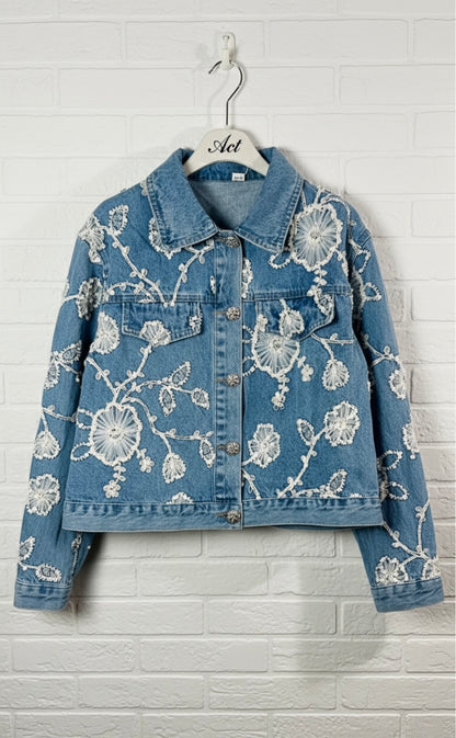 Chaqueta texana bordada