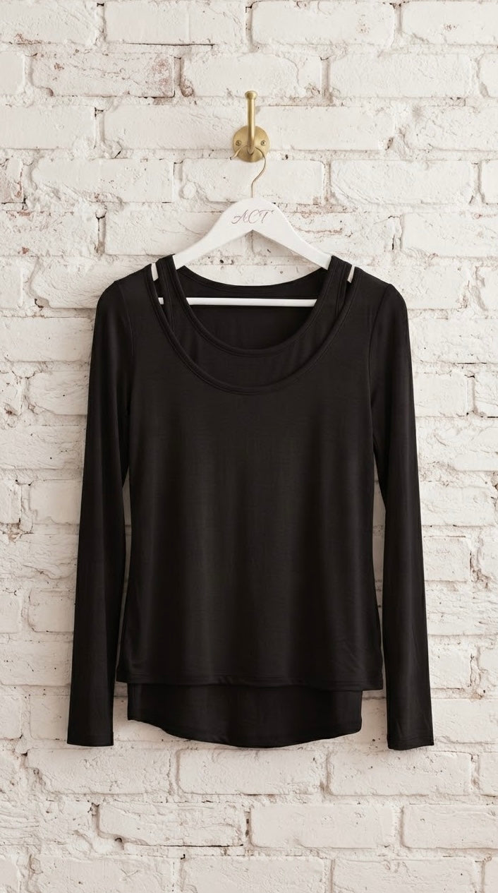 Camiseta Doble Basic +4 colores