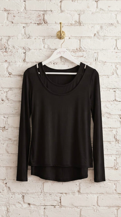 Camiseta Doble Basic +4 colores
