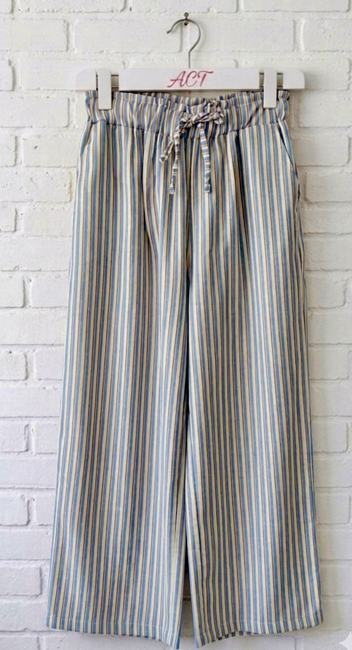 Pantalón de rayas fluido +3 colores