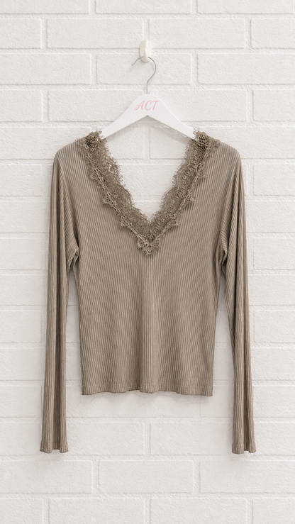 Camiseta Rib Lencera