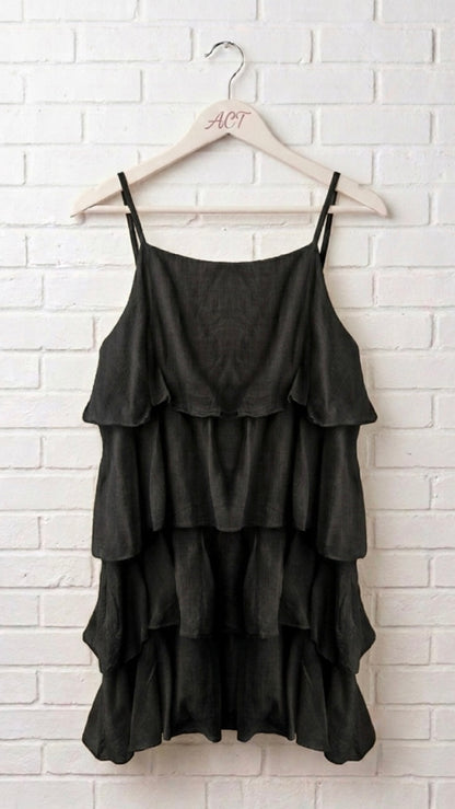 Vestido mini volantes +3 colores
