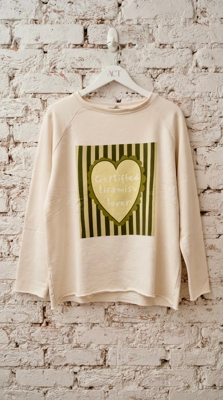Sudadera Corazón Rayas +2 colores