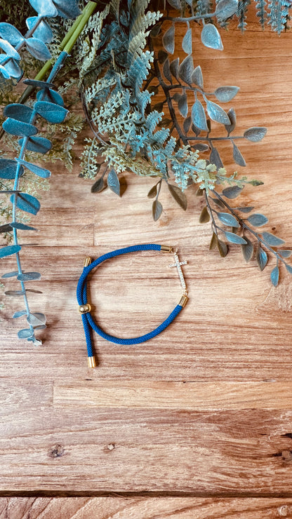 Pulsera cruz +7 colores