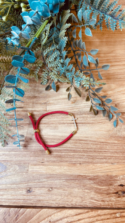 Pulsera cruz +7 colores