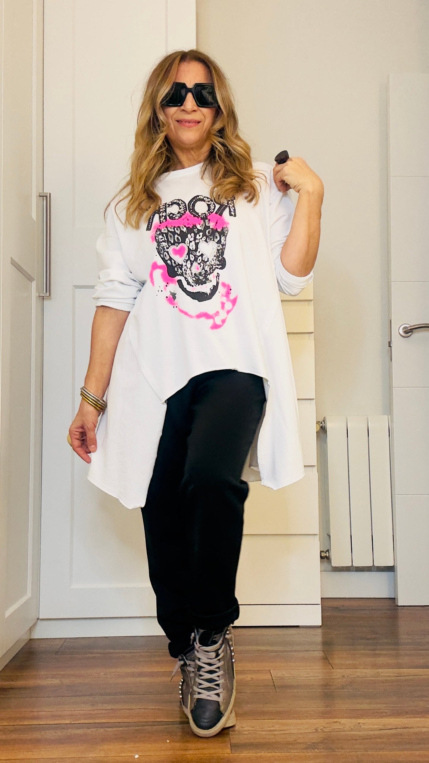 Camiseta Rock calavera +3 colores