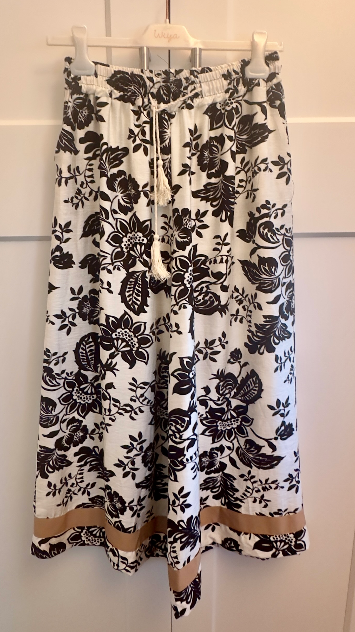 Pantalón culote cenefa