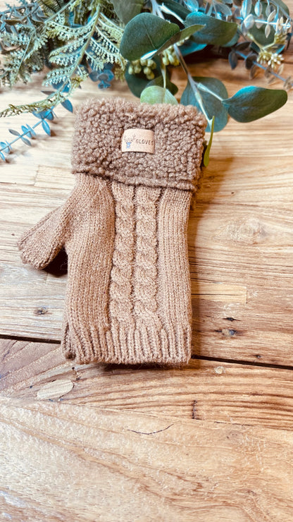 Mitones trenza +4colores