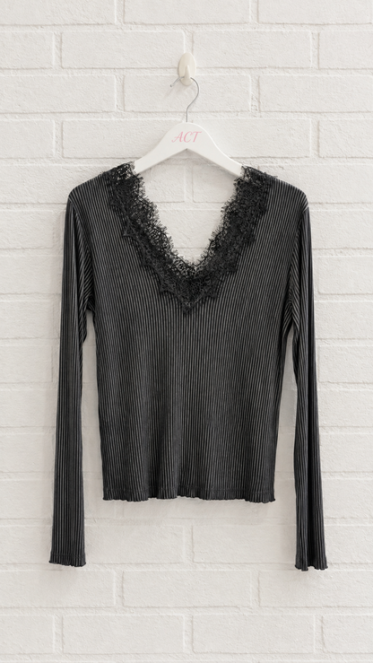 Camiseta Rib Lencera