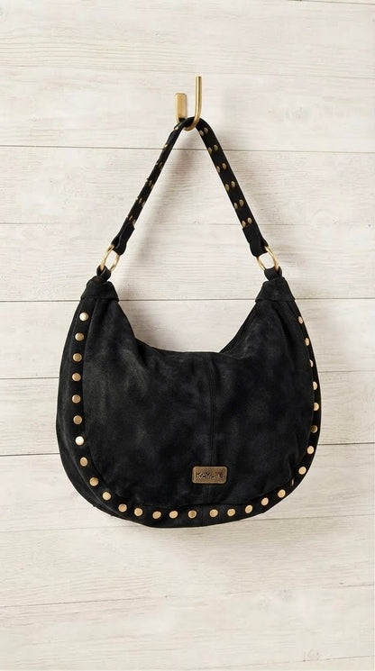 Bolso Hobo de Antelina con Tachuelas +3 colores