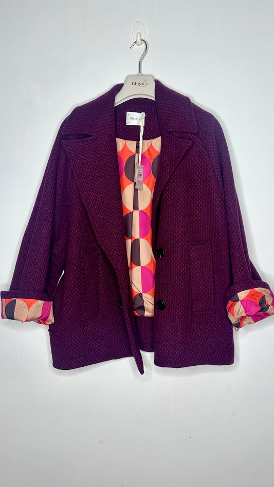 Chaquetón gioya burdeos