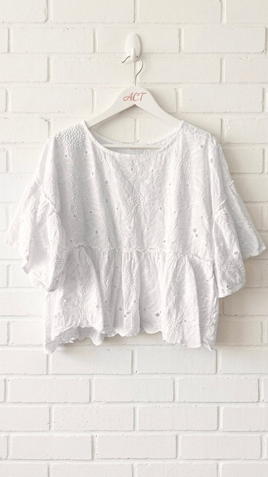 Blusa senda bordada +1color