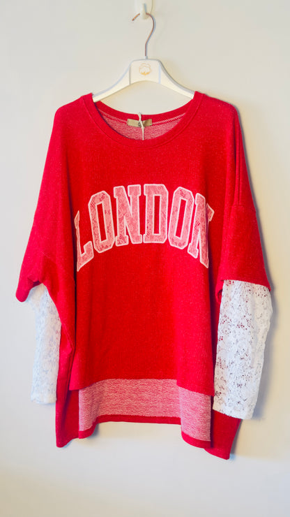 Sudadera felpa London +2 colores